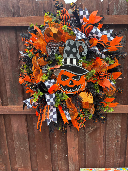 🎃 "Jack'd Up Halloween Wreath" 🎃