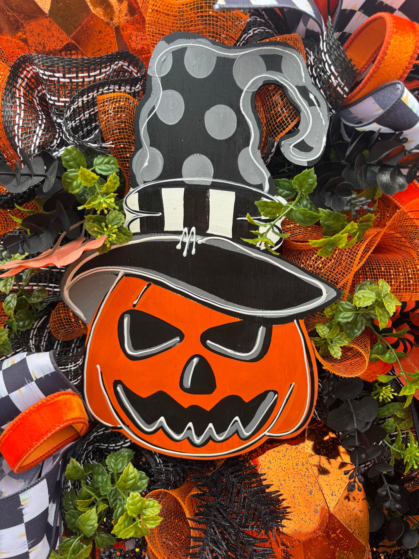 🎃 "Jack'd Up Halloween Wreath" 🎃