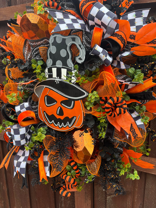 🎃 "Jack'd Up Halloween Wreath" 🎃