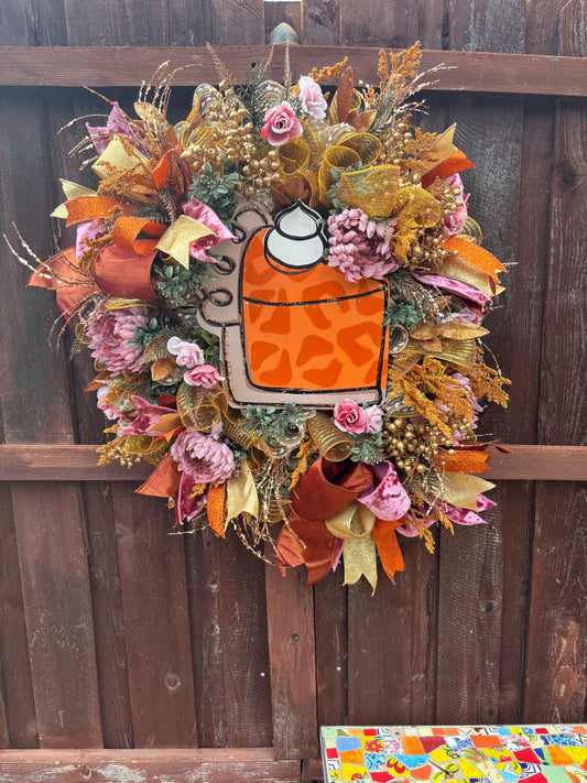"Pumpkin Spice & Everything Nice Wreath"