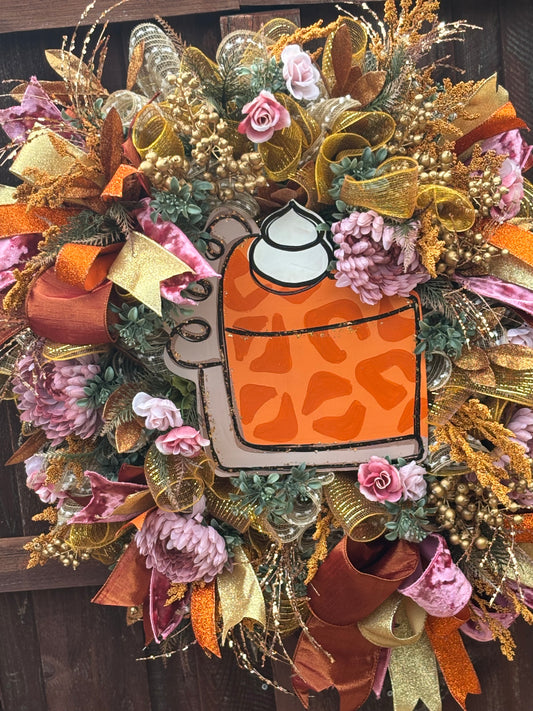 "Pumpkin Spice & Everything Nice Wreath"